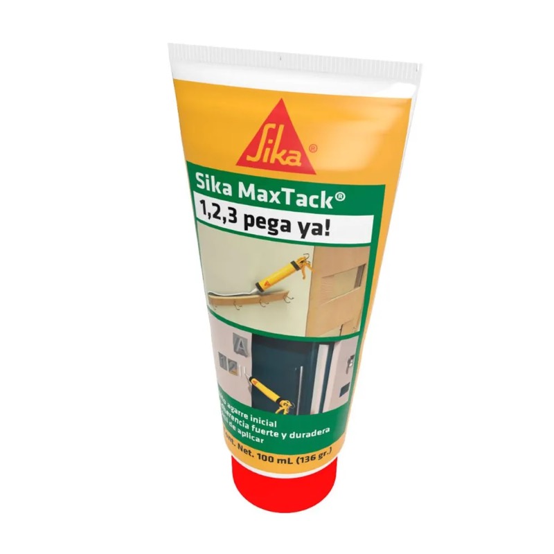 Adhesivo Acrílico Sika Maxtack Blanco 100ml