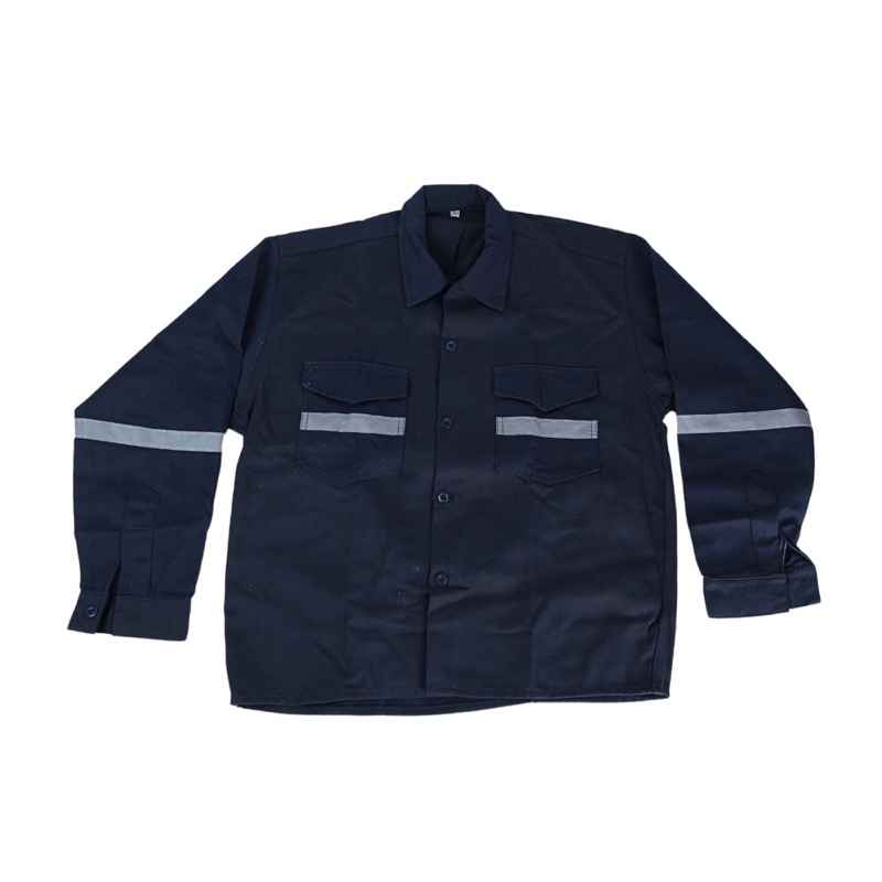 Camisa Drill de Trabajo con Cinta Reflectiva
