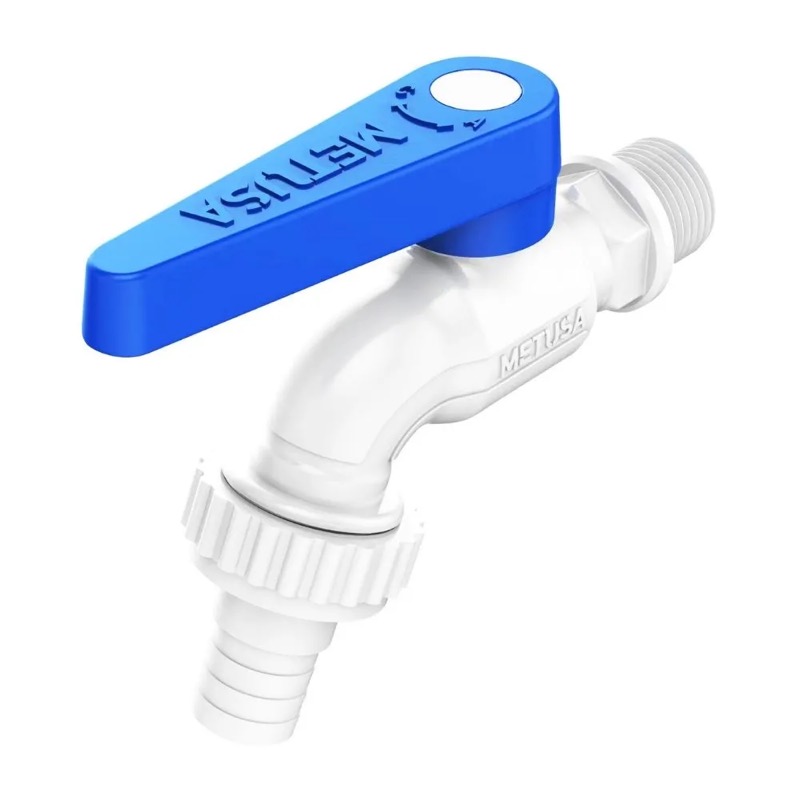 Caño de Jardín 1/2" Manija Azul PVC Metusa