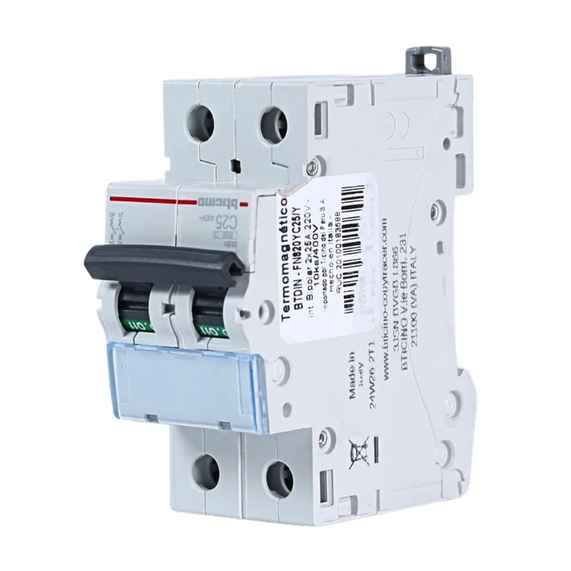 Interruptor Termomagnético 2x25A 220V-10KA Bticino