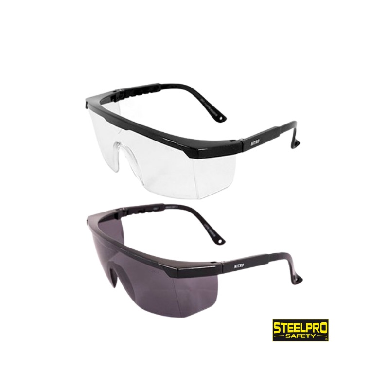 Lentes de Seguridad Steelpro Nitro AF Luna Clara (caja x12)