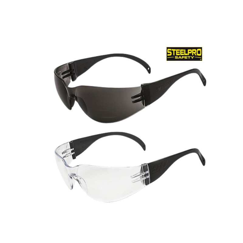 Lentes de Seguridad Steelpro SPY AF Luna Oscura (pack x3)