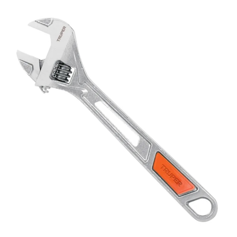 Llave Francesa 10" Cromada Truper