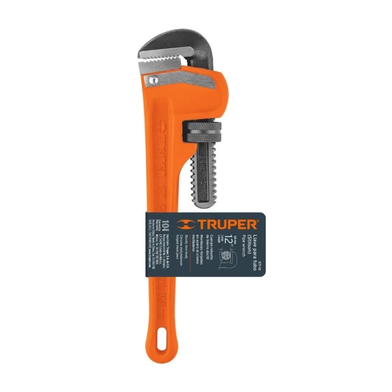 Llave Stilson 12" cuerpo robusto Truper