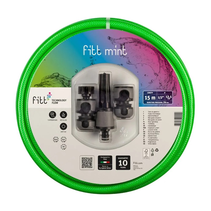 Manguera Fitt Mint 1/2" 15m Kit