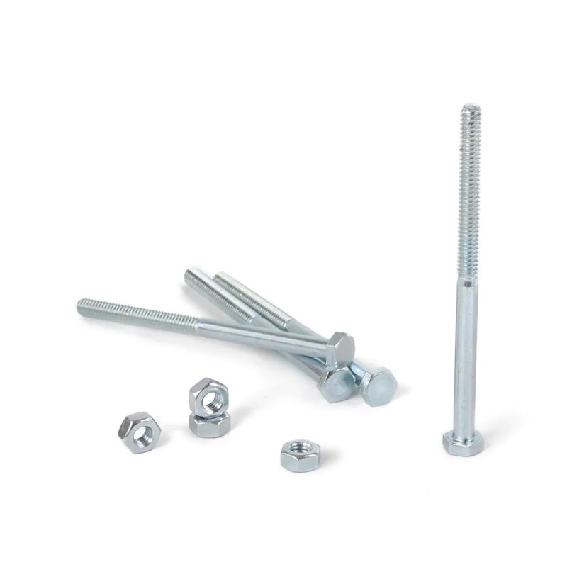 Perno hexagonal + Tuerca CG2 1/4x4" x 4 unidades