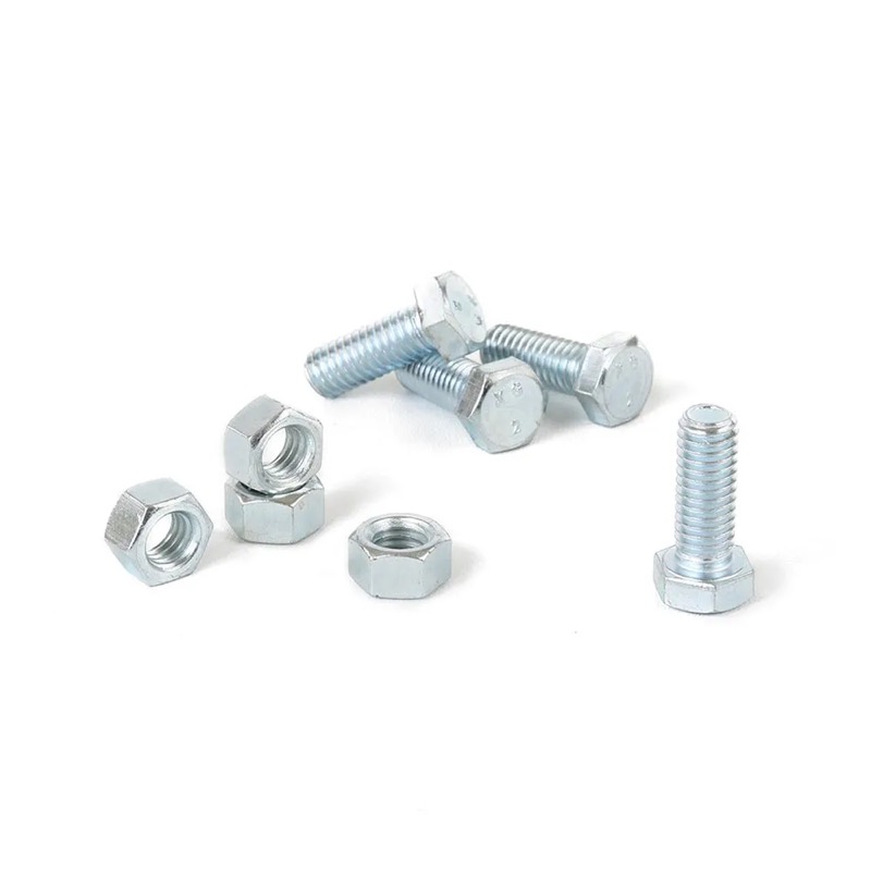Perno hexagonal + Tuerca CG2 3/8x1" x 4 unidades