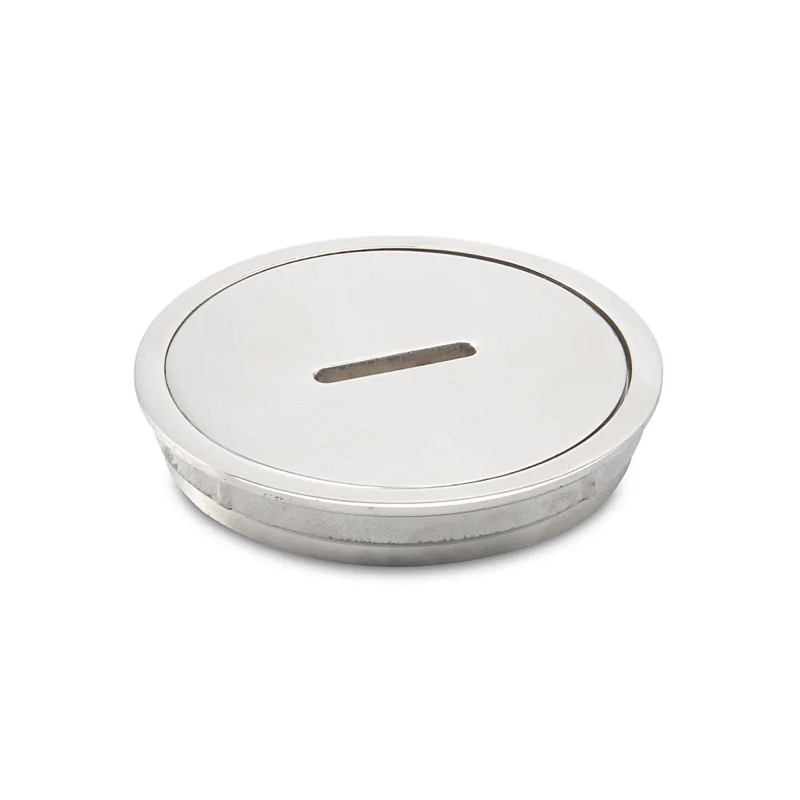 Registro de Acero Inoxidable Vainsa Redondo 4'' Cromado