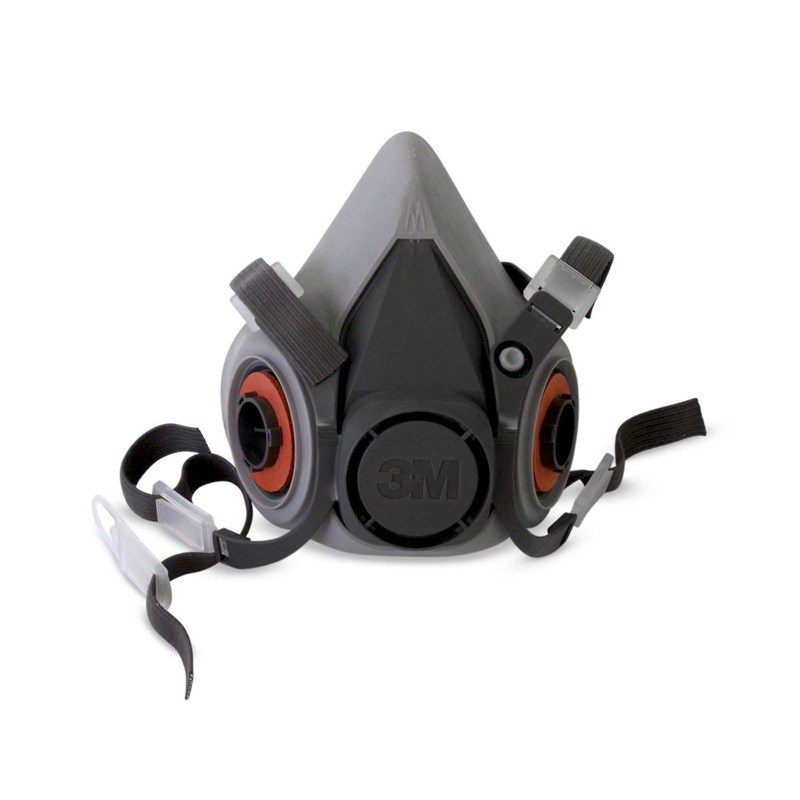 Respirador Media Cara 3M 6200 (2 vías)