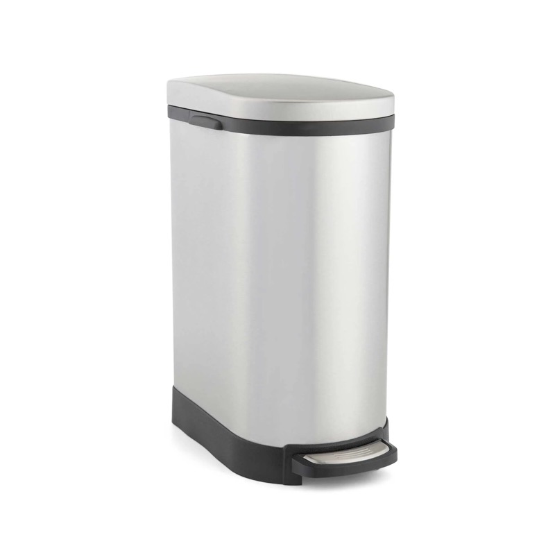 Tacho para Basura Orange Ovalado de 10l Plata con Pedal