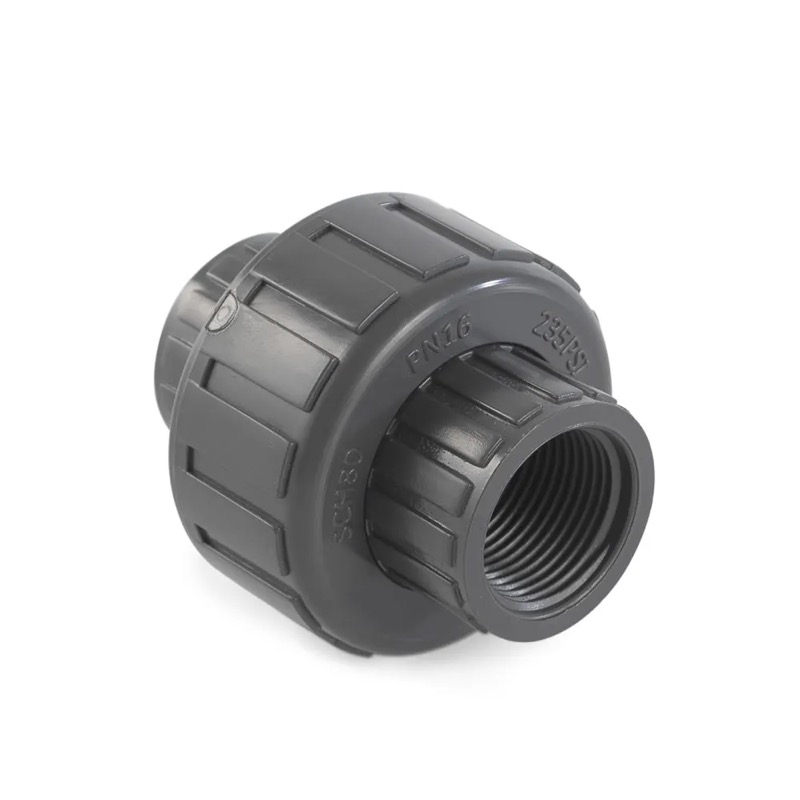 Unión PVC NPT 1/2'' Nicoll Gris Accesorio de Alta Resistencia